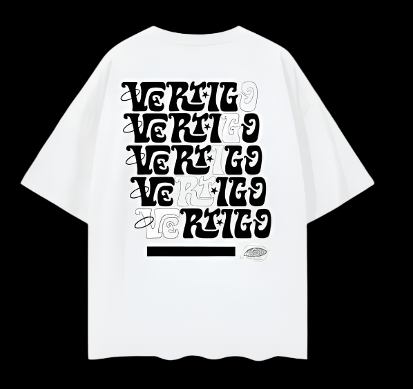 Vertigo Oversize White Classic T Shirt